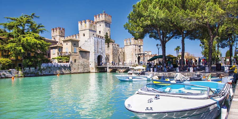 Sail to the enchanting peninsula town of Sirmione